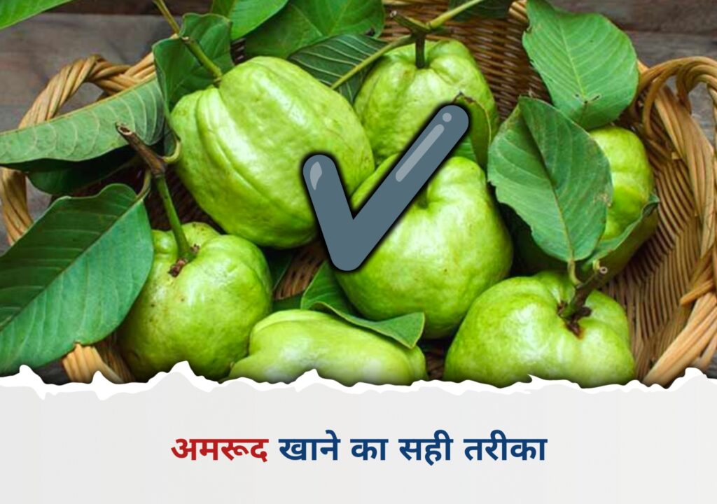 अमरूद खाने का सही तरीका