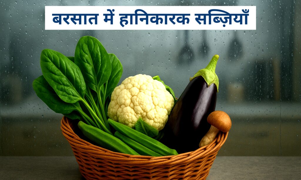 बरसात में हानिकारक सब्ज़ियाँ: